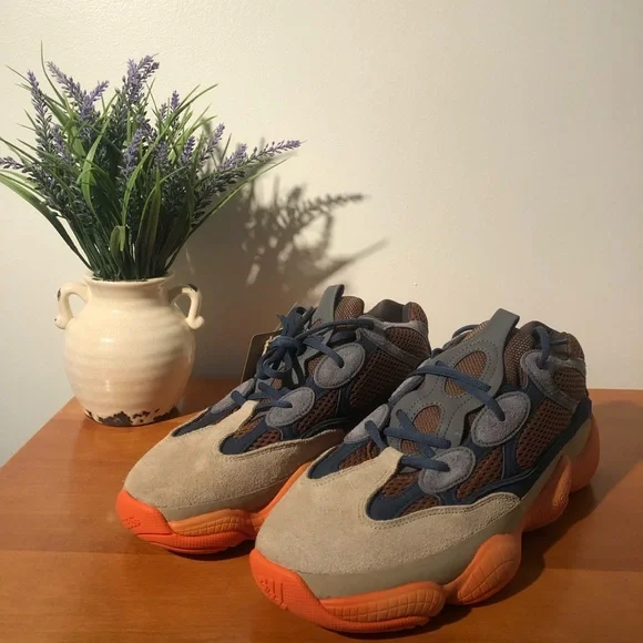 adidas gazelle silver green womens Yeezy 500 Enflame 5 main image 1